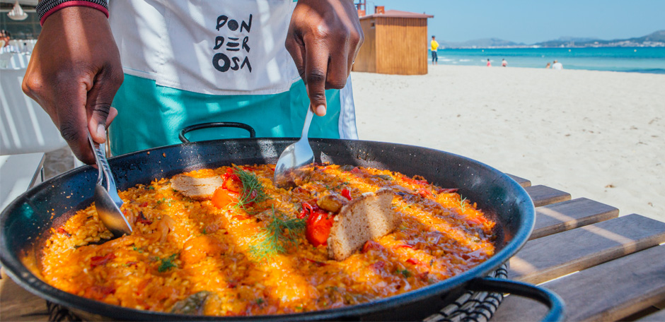 F Ponderosa Beach Paella Mallorca